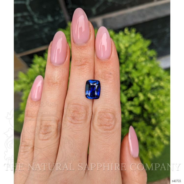 6.46 Ct. Blue Sapphire from Ceylon (Sri Lanka)