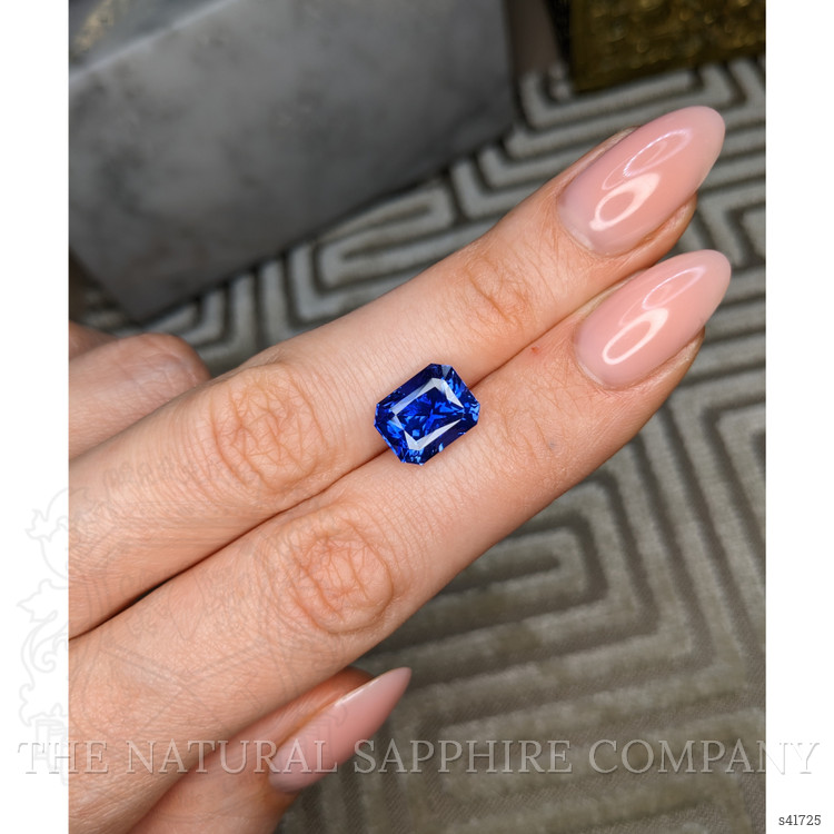 6.13 Ct. Blue Sapphire from Ceylon (Sri Lanka)