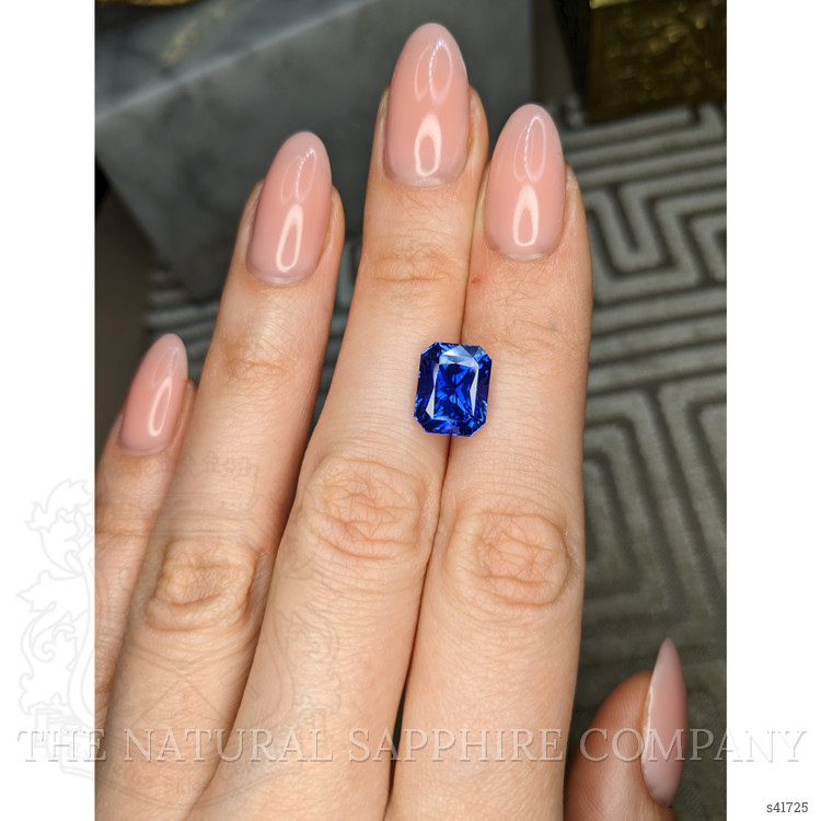 6.13 Ct. Blue Sapphire from Ceylon (Sri Lanka)