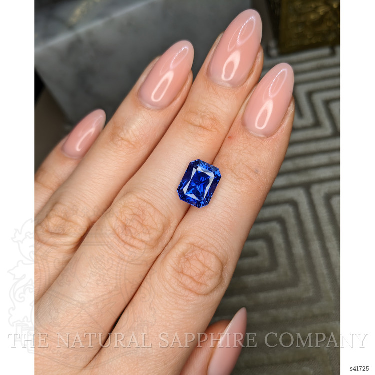 6.13 Ct. Blue Sapphire from Ceylon (Sri Lanka)