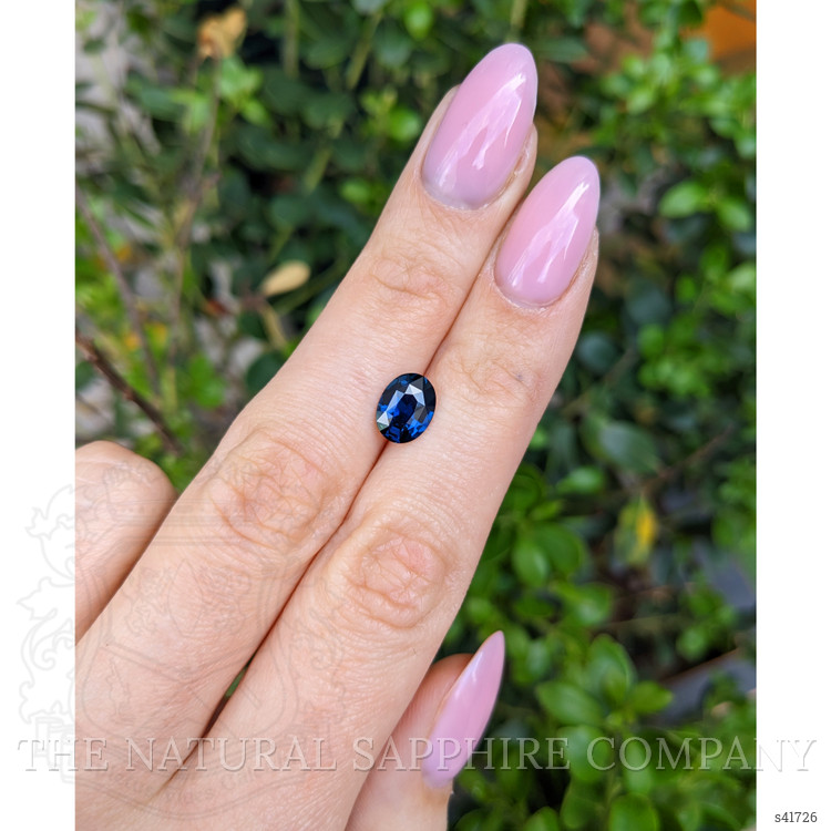 2.02 Ct. Blue Sapphire from Ceylon (Sri Lanka)