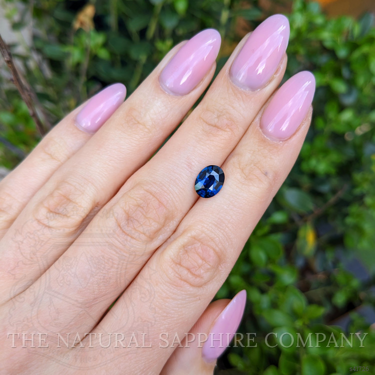 2.02 Ct. Blue Sapphire from Ceylon (Sri Lanka)