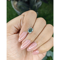 1.30 Ct. Bluish Green Sapphire from Ceylon (Sri Lanka) Life Style