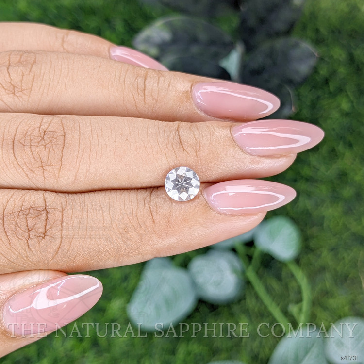 1.30 Ct. White Sapphire from Ceylon (Sri Lanka)
