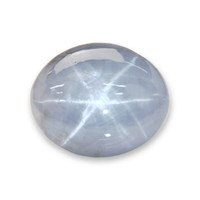 8.08 Ct. Bluish Grey Star Sapphire from Ceylon (Sri Lanka) Video