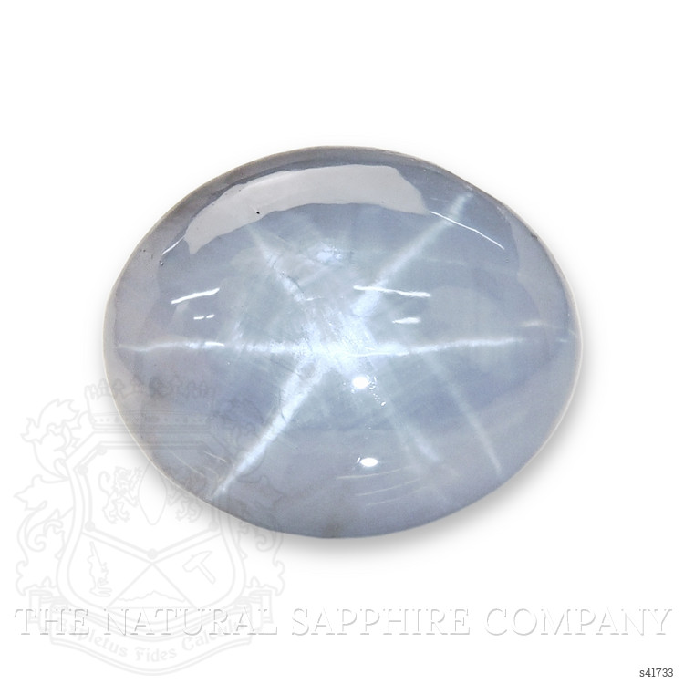 8.08 Ct. Bluish Grey Star Sapphire from Ceylon (Sri Lanka)
