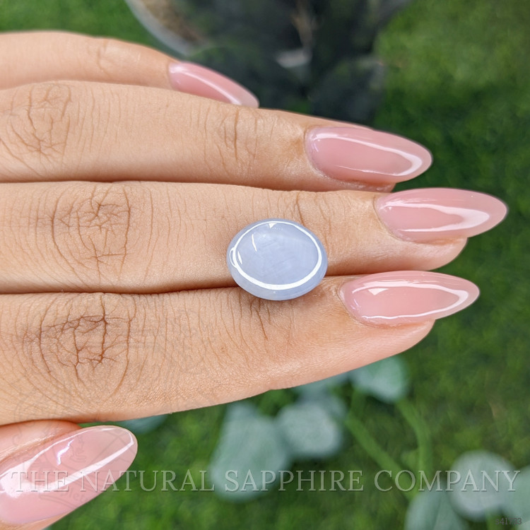8.08 Ct. Bluish Grey Star Sapphire from Ceylon (Sri Lanka)