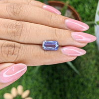 3.02 Ct. Purple Sapphire from Madagascar Life Style
