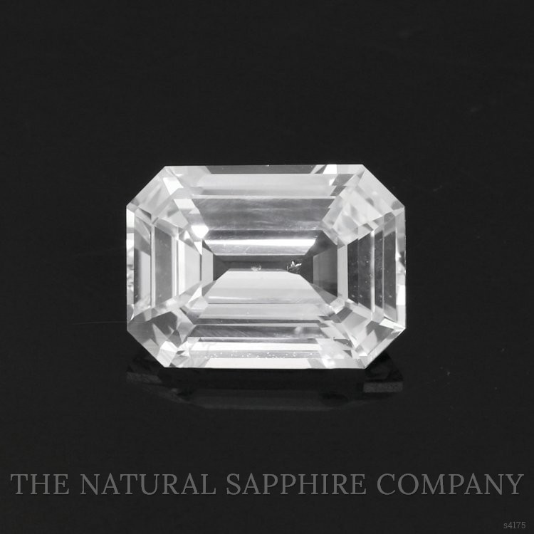 4.00 Ct. White Sapphire from Ceylon (Sri Lanka)