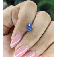 1.00 Ct. Blue Sapphire from Ceylon (Sri Lanka) Life Style