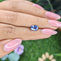 1.12 Ct. Blue Sapphire from Ceylon (Sri Lanka) Life Style