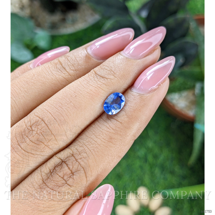 1.12 Ct. Blue Sapphire from Ceylon (Sri Lanka)