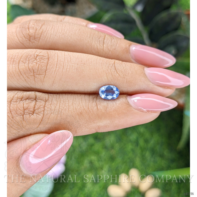 0.86 Ct. Blue Sapphire from Ceylon (Sri Lanka)