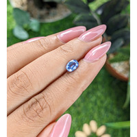 0.86 Ct. Blue Sapphire from Ceylon (Sri Lanka) Life Style