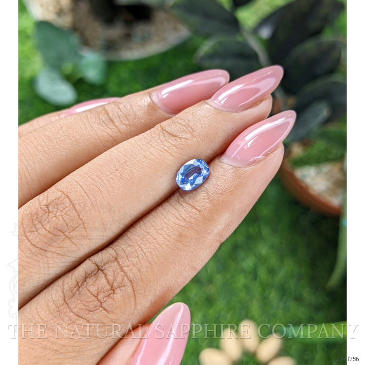 0.86 Ct. Blue Sapphire from Ceylon (Sri Lanka)