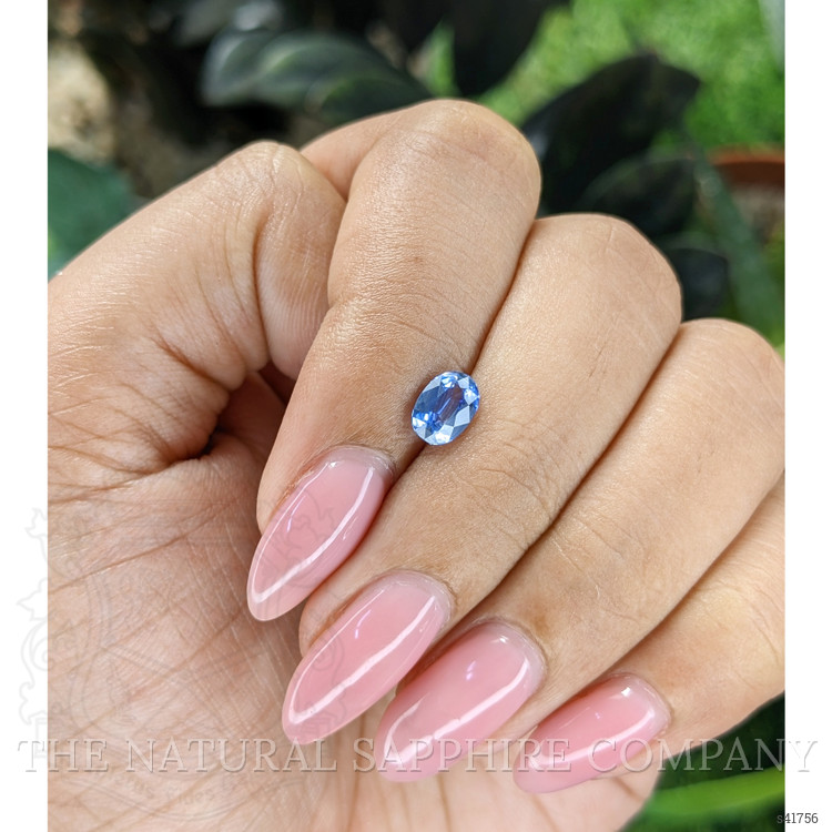 0.86 Ct. Blue Sapphire from Ceylon (Sri Lanka)
