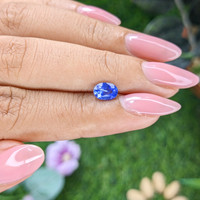 0.91 Ct. Blue Sapphire from Ceylon (Sri Lanka) Life Style