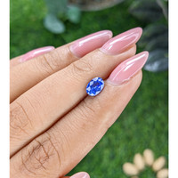 0.91 Ct. Blue Sapphire from Ceylon (Sri Lanka) Life Style