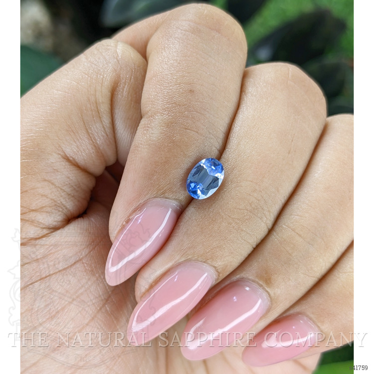 0.99 Ct. Blue Sapphire from Ceylon (Sri Lanka)