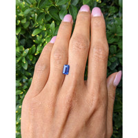 1.58 Ct. Blue Sapphire from Ceylon (Sri Lanka) Life Style