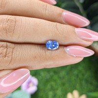 1.03 Ct. Blue Sapphire from Ceylon (Sri Lanka) Life Style