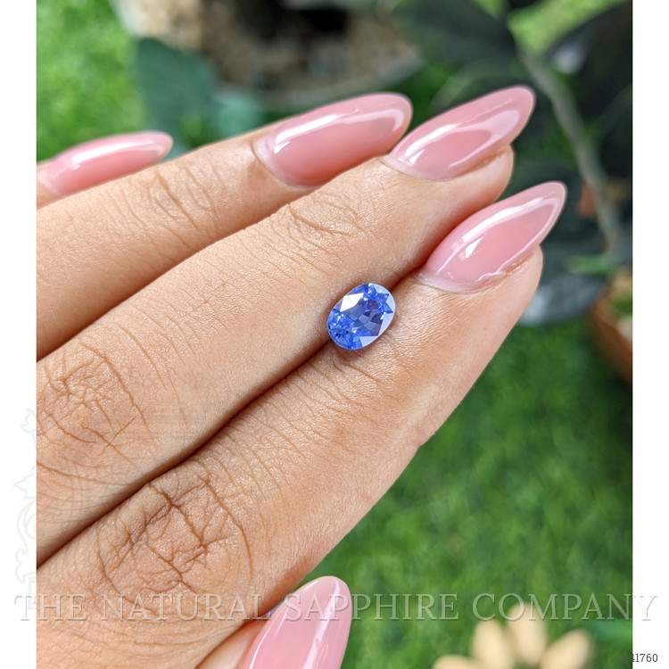 1.03 Ct. Blue Sapphire from Ceylon (Sri Lanka)