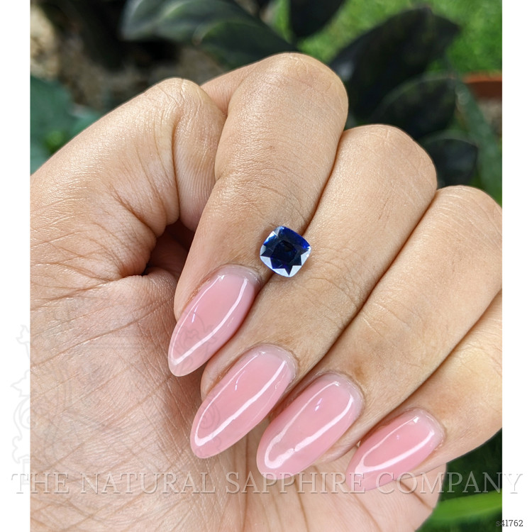1.08 Ct. Blue Sapphire from Ceylon (Sri Lanka)