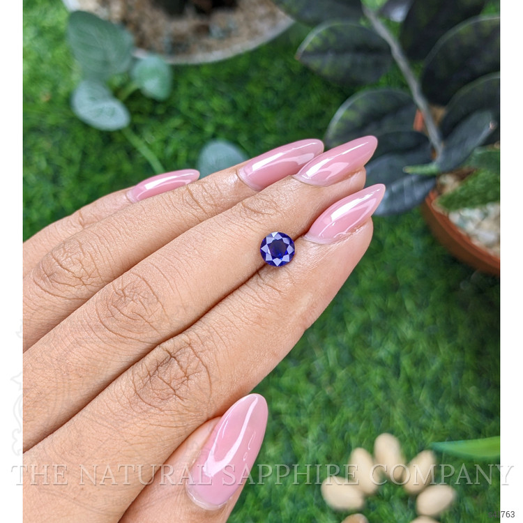 0.93 Ct. Blue Sapphire from Ceylon (Sri Lanka)