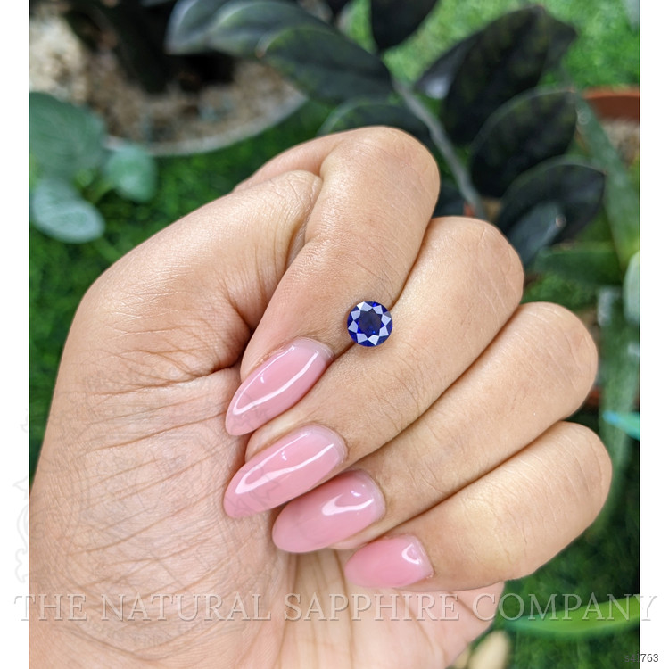 0.93 Ct. Blue Sapphire from Ceylon (Sri Lanka)