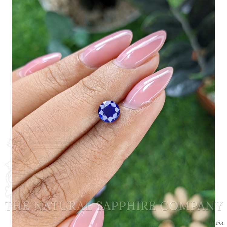 1.29 Ct. Blue Sapphire from Ceylon (Sri Lanka)
