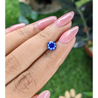 1.11 Ct. Blue Sapphire from Ceylon (Sri Lanka) Life Style