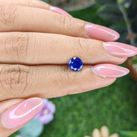 0.87 Ct. Blue Sapphire from Ceylon (Sri Lanka) Life Style