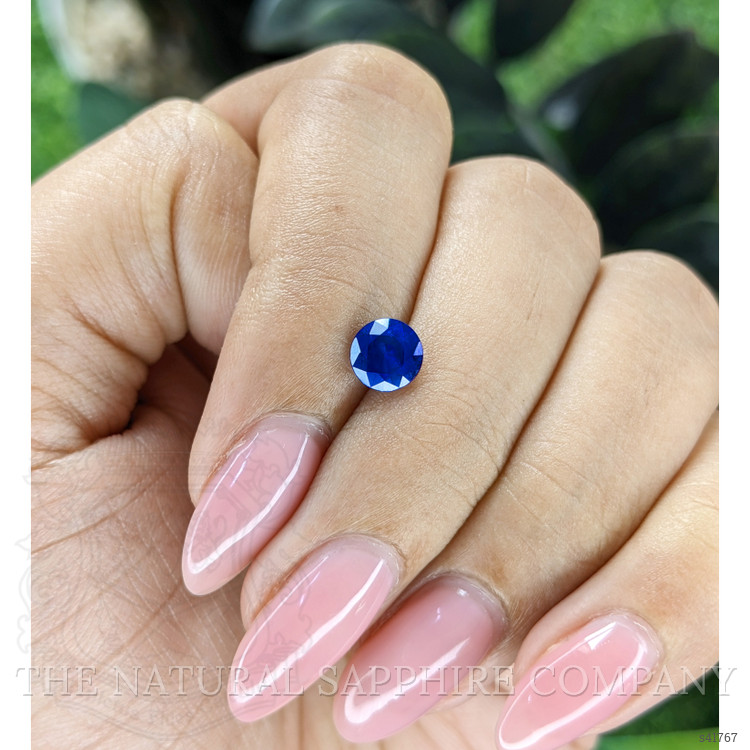 0.87 Ct. Blue Sapphire from Ceylon (Sri Lanka)
