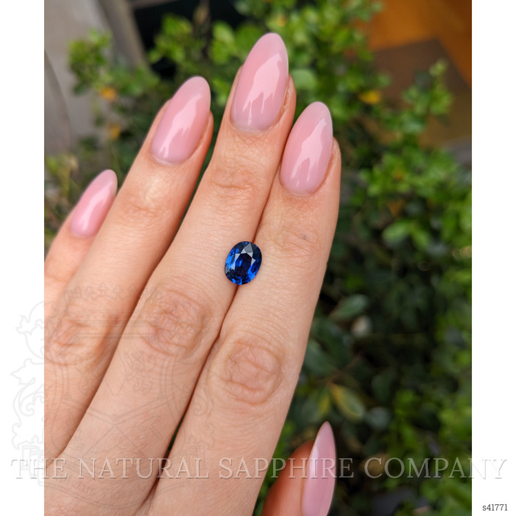2.14 Ct. Blue Sapphire from Ceylon (Sri Lanka)