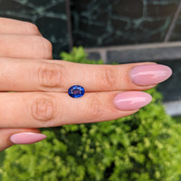 2.17 Ct. Blue Sapphire from Ceylon (Sri Lanka) Life Style