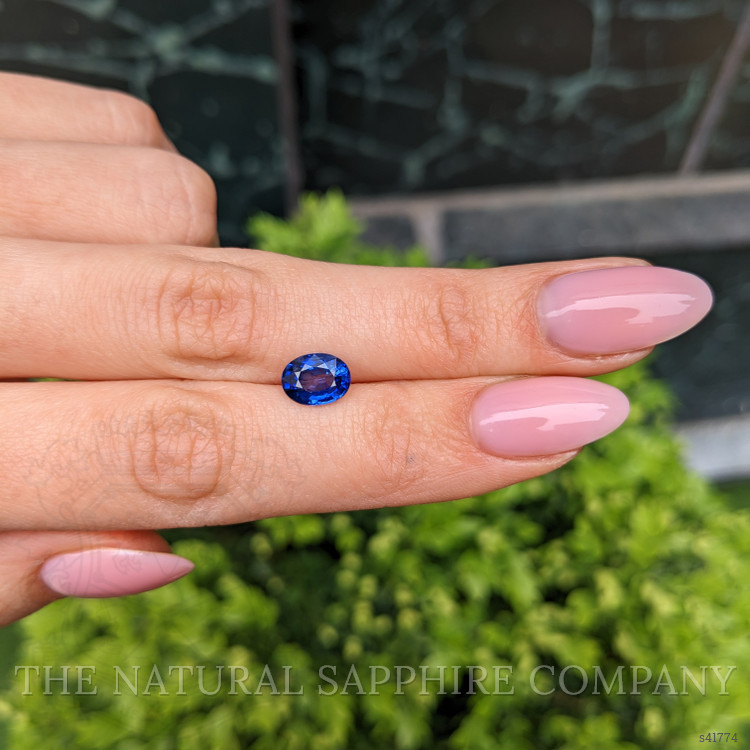 2.17 Ct. Blue Sapphire from Ceylon (Sri Lanka)