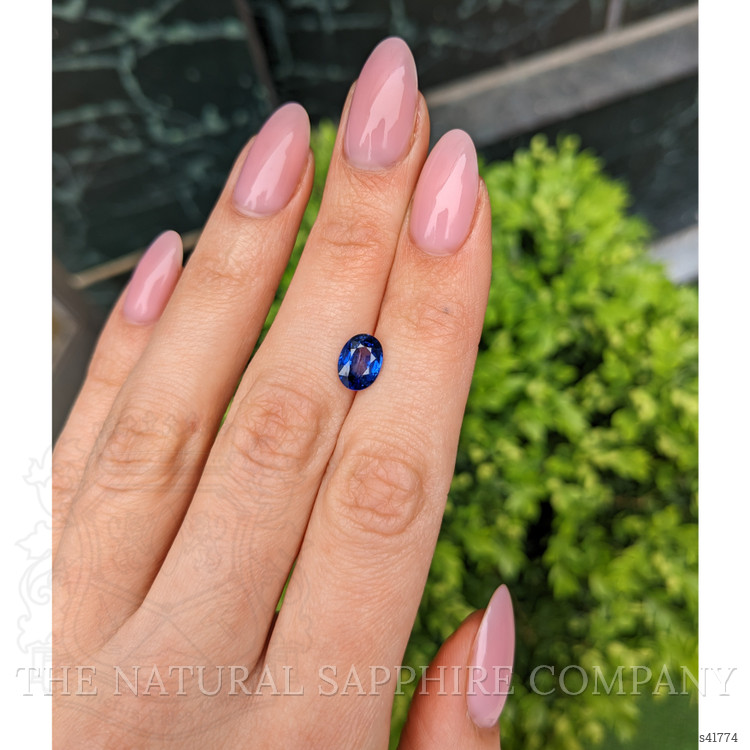 2.17 Ct. Blue Sapphire from Ceylon (Sri Lanka)