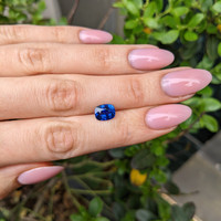 2.56 Ct. Blue Sapphire from Ceylon (Sri Lanka) Life Style