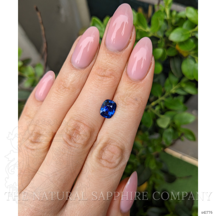 2.56 Ct. Blue Sapphire from Ceylon (Sri Lanka)
