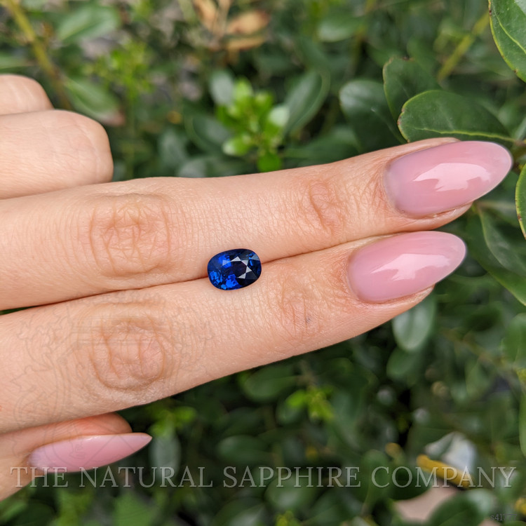 2.38 Ct. Blue Sapphire from Ceylon (Sri Lanka)