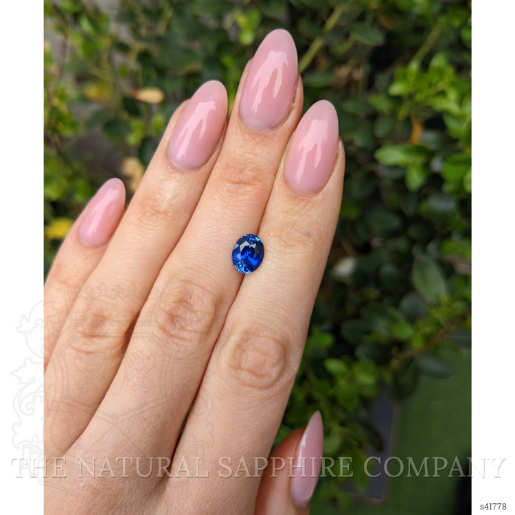 2.20 Ct. Blue Sapphire from Ceylon (Sri Lanka)