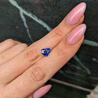 2.05 Ct. Blue Sapphire from Ceylon (Sri Lanka) Life Style