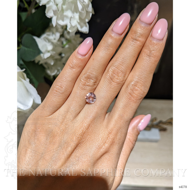 2.25 Ct. Peach Sapphire from Ceylon (Sri Lanka)