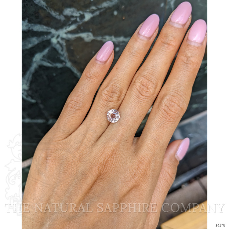 2.25 Ct. Peach Sapphire from Ceylon (Sri Lanka)