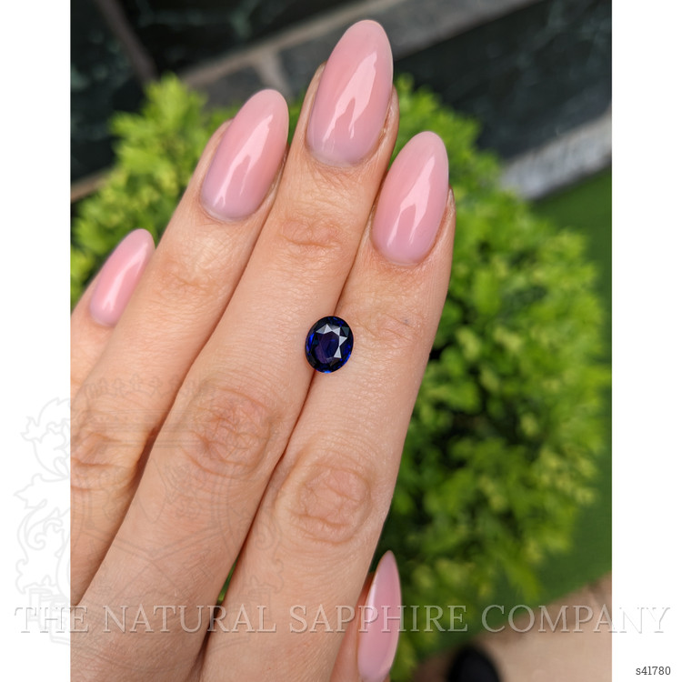 1.78 Ct. Blue Sapphire from Ceylon (Sri Lanka)