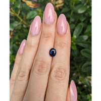 2.06 Ct. Blue Sapphire from Ceylon (Sri Lanka) Life Style