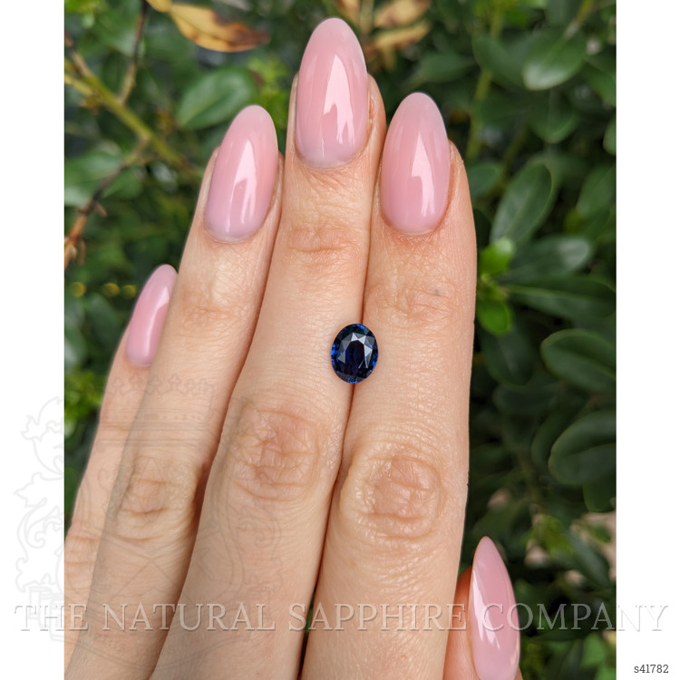 2.06 Ct. Blue Sapphire from Ceylon (Sri Lanka)
