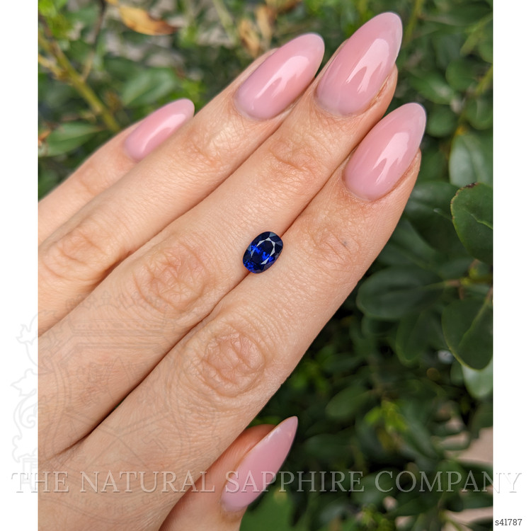 1.90 Ct. Blue Sapphire from Ceylon (Sri Lanka)