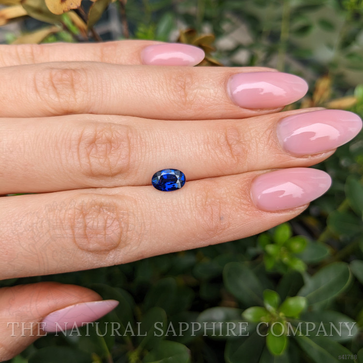 1.71 Ct. Blue Sapphire from Ceylon (Sri Lanka)