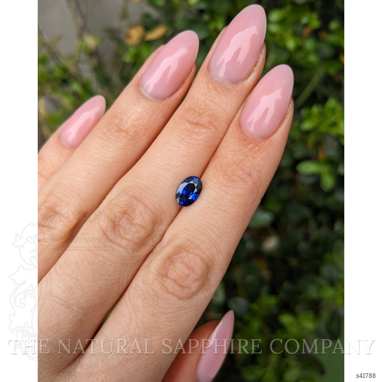 1.71 Ct. Blue Sapphire from Ceylon (Sri Lanka)